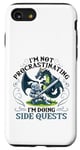 Coque pour iPhone SE (2020) / 7 / 8 Je ne procrastine pas, je ne fais pas de quêtes secondaires Dragons