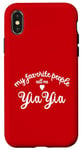 iPhone X/XS My Favorite People Call Me YIAYIA Greek Grandma Greece yaya Case