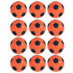 12 Foam Footballs Sponge Ball 19.4cm Soccer Indoor Outdoor Soft Ball Kids Orange