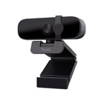 Trust Tanor Webcam 1080p avec Micro et Filtre de Confidentialité, Webcam USB Mise au Point Fixe 30 FPS, 85% Plastique Recyclé, Web Camera pour Ordinateur Portable Mac Windows Skype Zoom Teams