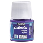 Pébéo Setacolor - Peinture pour Textiles et Tissus Sombres et Opaque - 1 Flacon Violet Parme - 45 ML