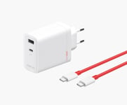 OnePlus Supervooc USB-A ja USB-C laturi 120W