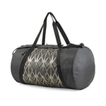 PUMA at Ess Barrel Bag Story Pack Sac de Sport Mixte, Black-Deco Glam, Taille Unique