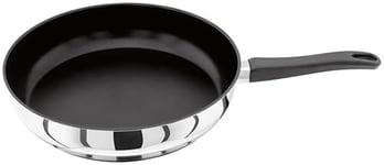 Judge Vista J2225A Stainless Steel Non-Stick Large Skillet Frying Pan 28cm Induction Ready, Oven Safe, 25 Year Guarantee