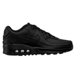 Nike Sneaker Air Max 90 Läder - Svart/Vit Barn, storlek 36½