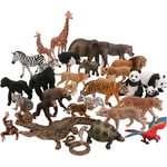 Schleich vilda djur, stl. 3-18 cm, 32st./ 1 set