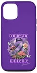 Coque pour iPhone 13 Pro Ruban violet de sensibilisation à la violence domestique pour femmes