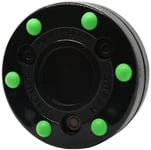 Green Biscuit Puck Roller Hockey - SVART