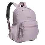 adidas Unisex's Weekender Sport Fashion Compact Smaller Sized Backpack with Detachable Mini Valuables Pouch Bag, Preloved Fig Purple, One