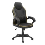 Mars Gaming MGCXONE - Chaise Gamer Premium Jaune - AIR-Tech - Classe 4