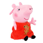 Genuine Peppa Pig 19Cm Dinosaur Teddy Bear Peppa George Daddy Mammy Plush Toy