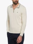 Original Penguin Zip Polo Neck Knit Cotton Jumper