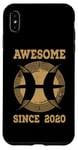 iPhone XS Max Awesome Since 2020 Birthday Zodiac Pisces Born 2020 Case