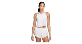 Debardeur crop nike aeroswift blanc femme