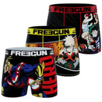 Boxers Freegun  Lot de 3 boxers garçon My Hero Academia