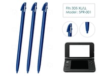 3 x Blue Stylus for Nintendo 3DS XL/LL Plastic Stylus Replacement Parts Pen 