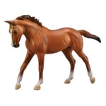 Figurine animal chevaux - Collecta - Jument pur sang marron - Deluxe 1:12 - Pour enfants de 3 ans et plus