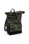 Block Roll-Top Backpack