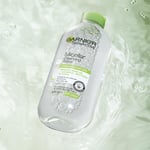 Garnier Micellar Cleansing Water 400ml, Gentle Makeup Remover for Combo Skin