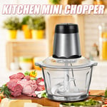 Multi Chopper 2L Food Chopper Mincer Mixer Salsa Pesto 300W Black