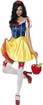 Smiffys Womens 30195 Costumes Fairytale Costume, Dress Attached Underskirt, Head