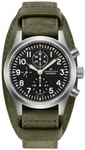 Hamilton H71706830 Khaki Field Musta/Nahka Ø44 mm