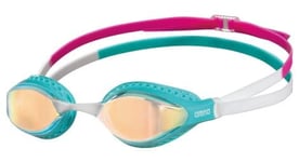 Lunettes de natation arena air speed mirror bleu rose