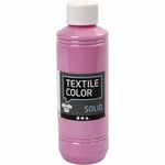 Solid textilfärg, täckande, rosa, 250ml/ 1 flaska