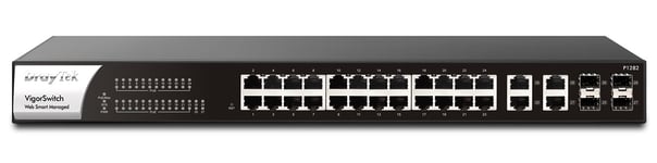 DrayTek VSP1282-K 24 Gigabit P1282 PoE+ & 4 SFP Ports Smart Managed Switch