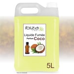 Pack Liquide à Fumée - Bidon de 5 Litres Liquide Ibiza Light SMOKE5L-N pour Machine à Fumée - Fiole de Parfum COCONUT Noix Coco