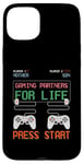 Coque pour iPhone 15 Plus Mother And Son Gaming Partners for Life Jeu vidéo Gamer