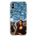 fashionaa Van Gogh oil painting mobile phone case,Creative Ultra Thin Case, Slim Fit and Protective Hard Plastic Cover Case for iPhone 11 Pro MAX XS XR X 8 6s 7Plus TPU,22,iPhone5/5S/SE