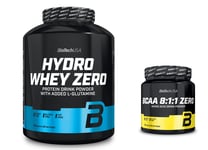 Hydro Whey Zero 1816 g - Biotech USA Fraise+ BCAA 8.1.1 250G cola