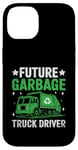 Coque pour iPhone 14 Future Garbage Truck Driver Déchets Collecteur de déchets Sanitation