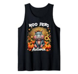 Moo-Deng Hippo Fall Autumn The Famous Baby Pigmy Moodeng Tank Top