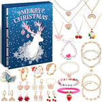 iZoeL Jewellery Advent Calendar Girls 2024 Advent Calendar Teen Girls Advent Calendar Women Teenage Girls 24 Surprises Jewelry Calendar Daughter Granddaughter Girlfriend Necklace Bracelets