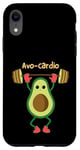 iPhone XR Avo Cardio Fitness Gym Workout Weights Deadlift Funny Case