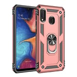 Hülle® Firmness Smartphone Case with Ring for Samsung Galaxy Note10(Rose Gold)