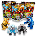 #sbabam Wild Warriors, Jeux de Guerriers pour Enfants, Jeu en Sachets, Robot Toy Pack 3 Pièces, Cadeau Enfant Jouets Animaux, à partir de 3 Ans