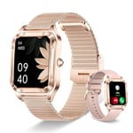 Colesma Montre connectée pour Femme, Appel et réponse, Montre Intelligente avec Assistant Vocal, Moniteur de fréquence Cardiaque/Pression artérielle/SpO2, 1,59" HD Fitness Tracker pour iPhone