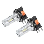 Start - 2 ampoules led H15 80W, phares de voiture blancs, ampoules led, ampoules de feux de jour, feux de remplacement