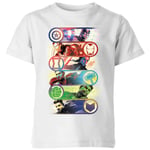 Avengers Endgame Original Heroes Kids' T-Shirt - White - 3-4 Years