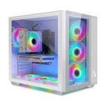 STGsivir PC Gamer Fixe, Ordinateur Gaming, RTX 3070 8Go GDDR6,Core i7-8700 jusqu'à 4.6GHz-32Go RAM, 2To SSD, 600M WiFi, BT 5,0, RGB Fanx7,W11H64