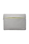 Acer Vero Sleeve, Housse Pour Ordinateur Portable 15.6", Housse De Protection Universelle, Matériel Recyclé 100% RPET, Protection Contre La Poussière Et Les Chocs, Avec Poche Frontale, Gris