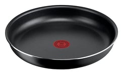 Lagostina Ingenio Essential Plus Poêle Ø 26 cm, Poêle antiadhésive en Aluminium pour gaz et Four, avec indicateur de Cuisson thermosignal, utilisable avec poignée Amovible (Non Inclus)