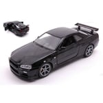 [FR] Welly NISSAN SKYLINE GT-R (R34) BLACK 1:24 - WE24108BK