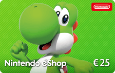 Carte Nintendo eShop 25€ | Carte Prépayée Nintendo eShop | Nintendo eShop Card