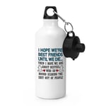 I Hope We Are Best Friends Until We Die Sports Water Bottle Bestie Birthday