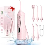 Water Dental Flosser Teeth Pick: Portable Cordless Waterproof Flossing 300ML Rec