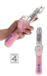 Vibromasseur vaginal lapin double stimulateur clitoridien rotatif réaliste